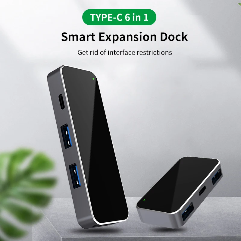 Cabletime C HUB USB Hub to USB3.0 Smart Dock PD Port SD/TF Card Multi for PC Laptop Dell Acer Macbook Xiaomi C293 | Компьютеры и офис