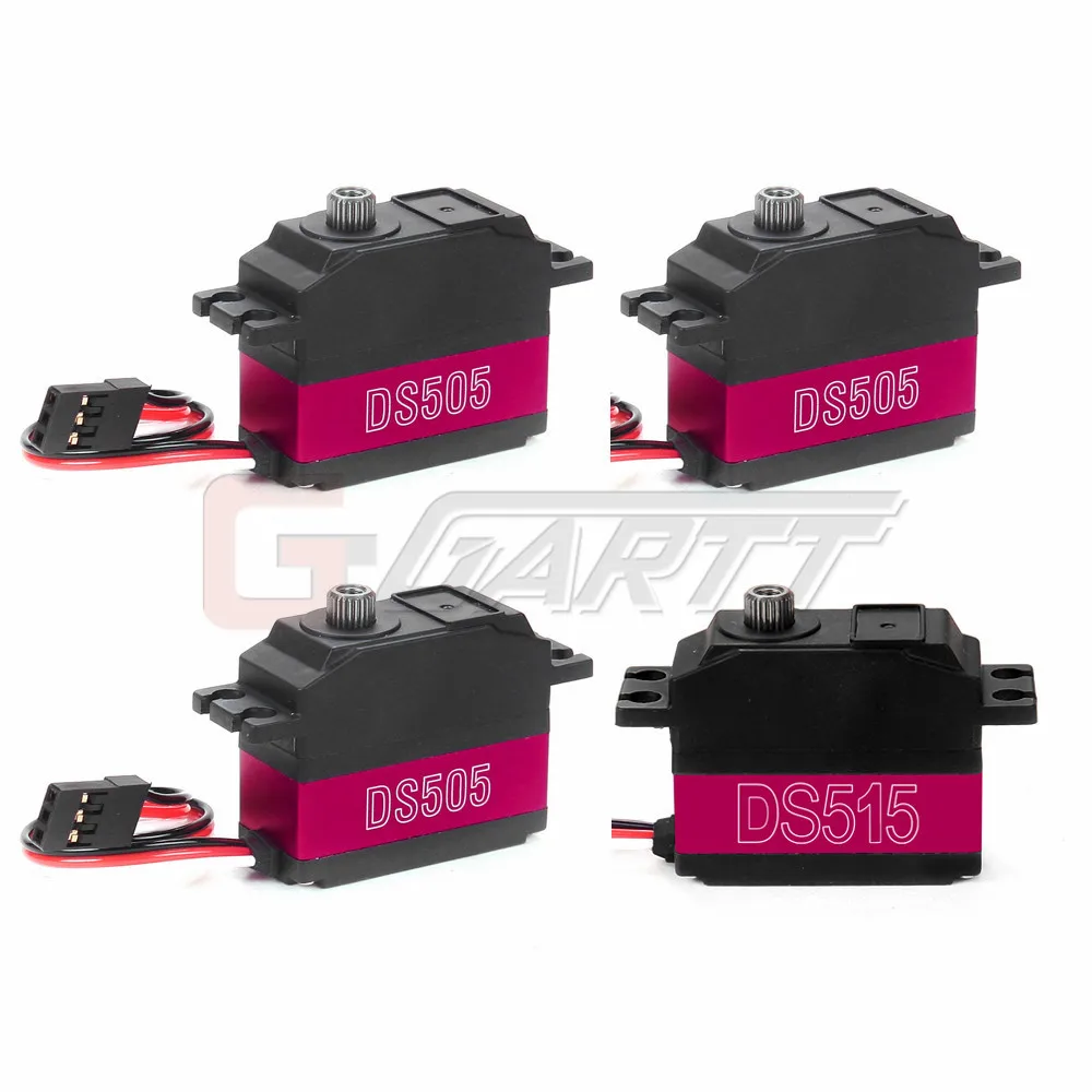 3 X GARTT DS505 Swash Plate Servo& 1 X DS515 задний сервопривод 500 сервопривод для радиоуправляемого вертолета мотор