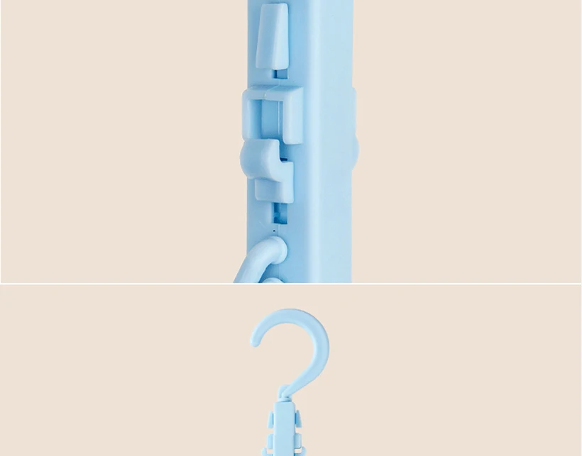 Advanced Design Save Space Hanger Cabinet Clothes Organizer Foldable Windproof Rotatable Household Hook Tie Storage Strong