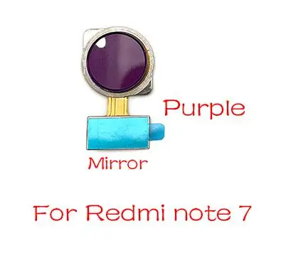 note 7 Purple Для Xiaomi Redmi Note 6 7 Pro/Redmi 5 Plus сканер отпечатков пальцев сенсорная ID домашняя кнопка возврата шлейф лента - Цвет: note 7 Purple