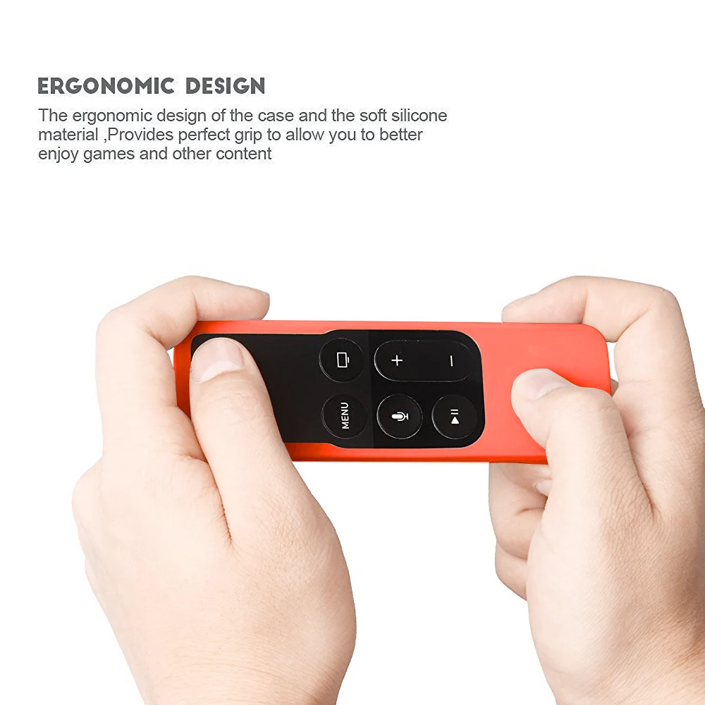 Силиконовый чехол Vococal защитный с ремешком для Apple TV 4 го поколения пультом