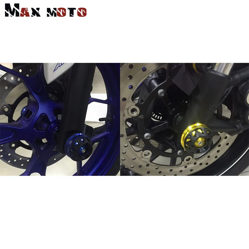 

For YAMAHA YZF R1 YZFR1 2015 2016 2017 Motorcycle Accessories Front & Rear Axle Fork Crash Sliders Wheel Protector
