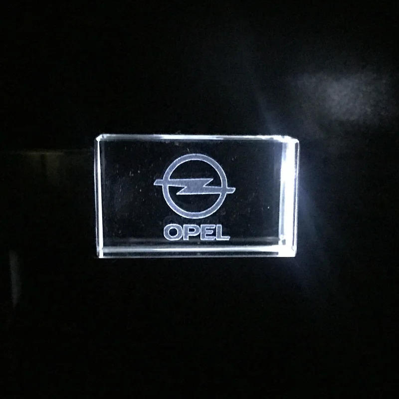 

usb2.0 metal crystal Opel car key model USB Flash Drive 4GB 8GB 16GB 32GB precious stone pen drive special gift Custom Logo