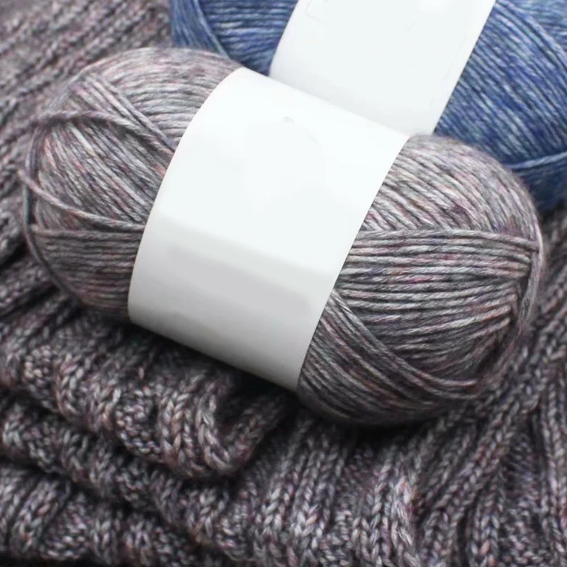 100 г/шар шелковая хлопчатобумажная трикотажная пряжа вязание крючком Толстая