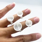 100 шт. микроблейдинг пигментные клеевые кольца тату чернила держатель для полуперманентного макияжа Titular de la tinta del tatuaje