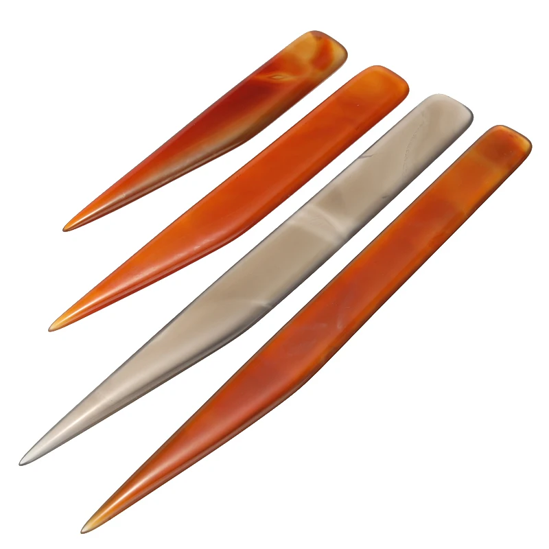 Агатовый нож полировщик профессиональное кольцо Размер ручной работы