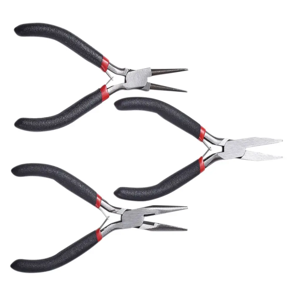 

Polishing Jewelry Pliers Tools Sets Carbon-Hardened Steel Round Nose Plier Chain Nose Pliers Wire Cutter Equipments Hand Tool