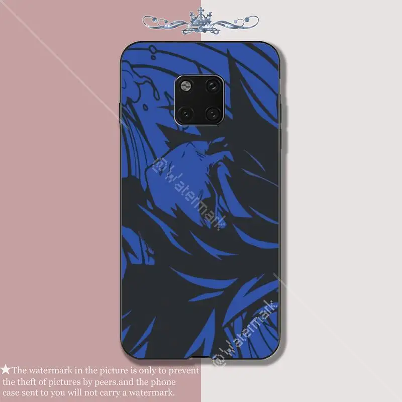 

YJYDNHBD Demon Blade Animation soft TPU black case cover for Huawei mate 9 10 20 30 lite 9 10 20 30 pro 20X coque