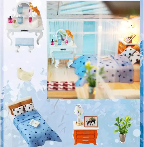 Миниатюрные пианино кукольные домики DIY деревянный кукольный домик Miniaturas