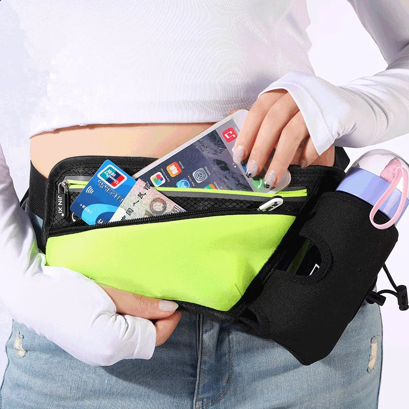 

Сумка для бега, карманы, дышащие, водонепроницаемые, большой емкости, многофункциональные, для занятий спортом на открытом воздухе, для альп...