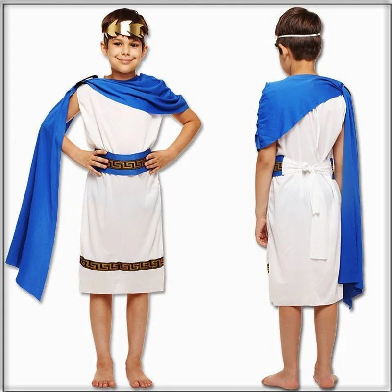 Детский костюм для косплея Зевса в древней греческой мифологии Бога olympus на