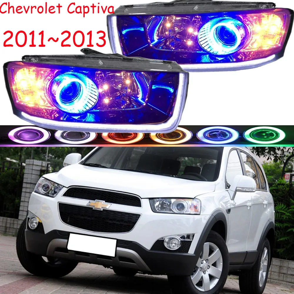 

2008~2014y car bupmer head light for Chevrolet Captiva headlight car accessories LED DRL HID xenon fog for captiva headlamp
