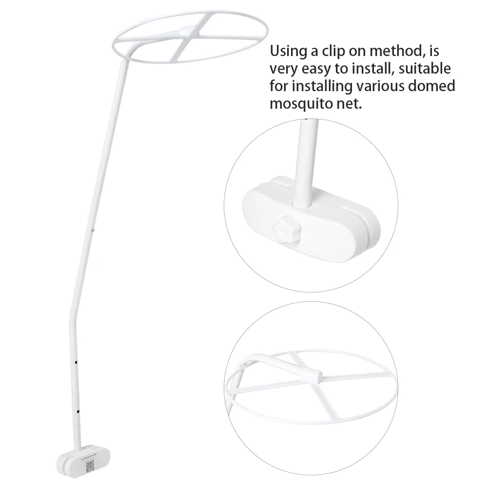 Москитная сетка на стойке круглые детские кровать с москитной сеткой Поддержка