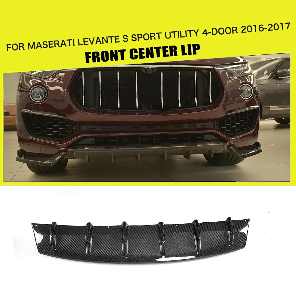 Гоночный бампер передняя губа диффузор для Maserati Levante 4 Door 2016 2017 наборы тела из