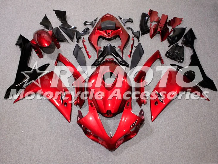 

New ABS Motorcycle Fairing kit Fit For YAMAHA YZF R1 2007 2008 YZF-R1 YZF 1000R Bodywork Set Custom Red Black