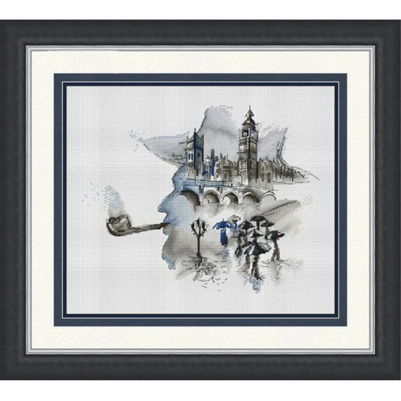 

ZZ1806 DIY Homefun Cross Stitch Kit Packages Counted Cross-Stitching Kits New Pattern NOT PRINTED Cross stich Painting Set