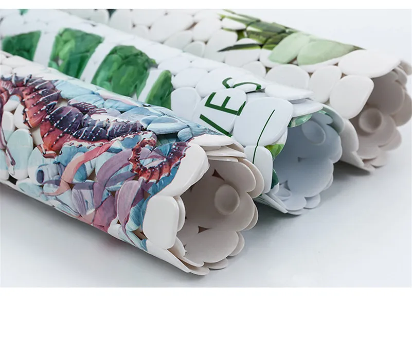 

Anti-Slip Bath Mat Ocean animal Bathroom Carpet Rug Pvc bottom Sucker Bathroom Mat tapis salle de bain alfombra bano douchemat