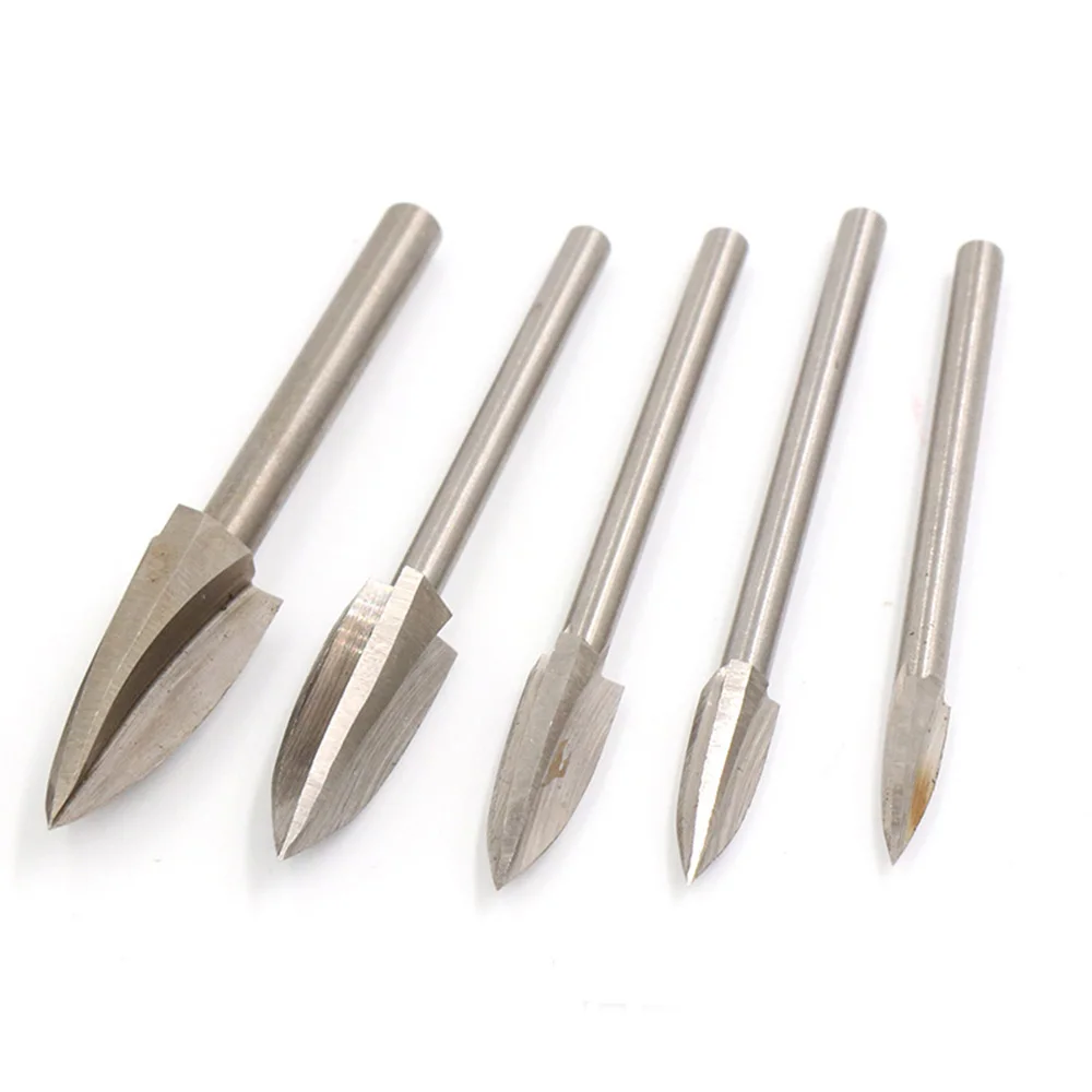 

5PCS/Set Wood Carving Tools Accessory Milling Cutter Steel Carving Root Tools Durable