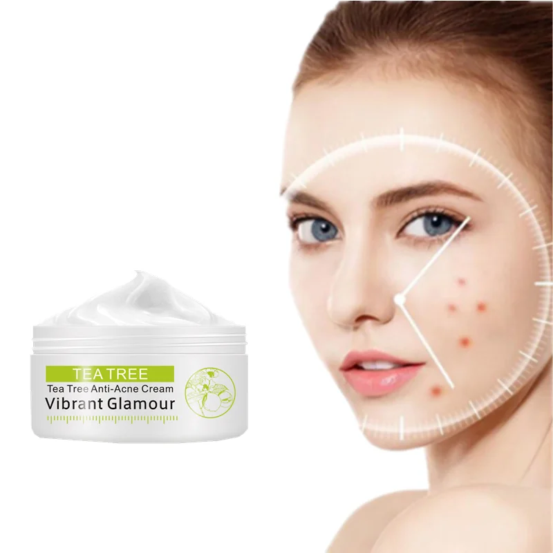 

Anti-acne Cream Oil Control Moisturizing, Whitening Effective Repair of Acne Marks Tea Tree Acne Cream Essence Lotion Skin Care