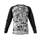 Горнолыжные Джерси для горного велосипеда, MX, Мотокросс, BMX, гоночная Джерси DH, одежда для велоспорта с длинным рукавом, футболка для горного велосипеда, лиса, Мужская футболка