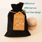 2020 упаковка этикетка коричневый крафтчерныйбелый бумажные бирки DIY гребешок этикетка 100 шт.лот свадебный подарок украшения тег