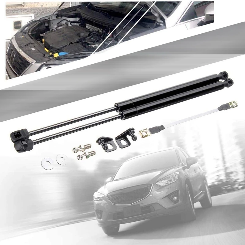 Передняя крышка капота двигателя гидравлическая опорная штанга газовая пружина