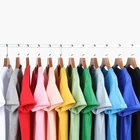 Футболка мужская с коротким рукавом, свободная рубашка из 100% хлопка, топ оверсайз, повседневная одежда, однотонная, лето