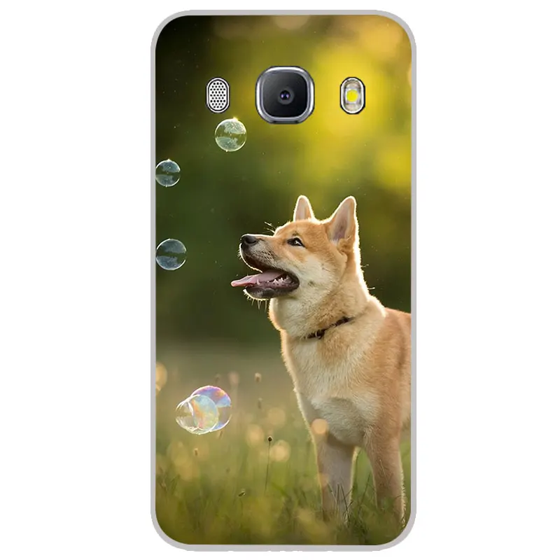 Силиконовые чехлы с забавной собакой Сиба ину для Samsung Galaxy J2 J4 Core J6 Plus J7 Prime Duo Max TPU