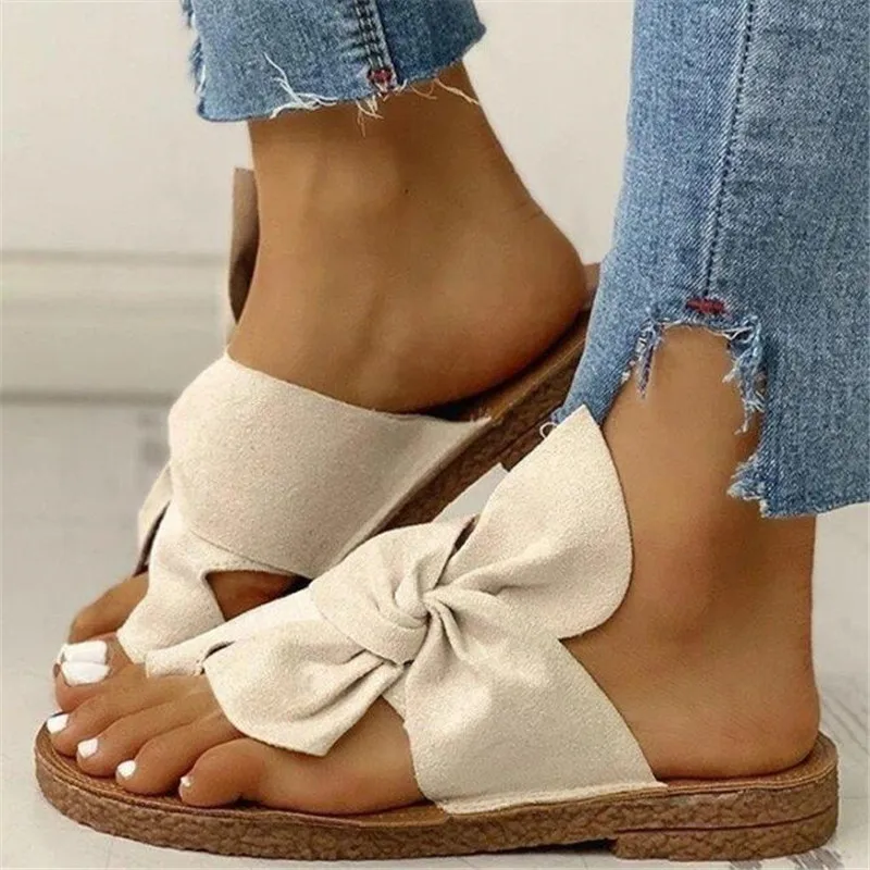 

New flat-bottom womens slippers fashion large size women's shoes summer platform slides women outer wear beach slippers sandals