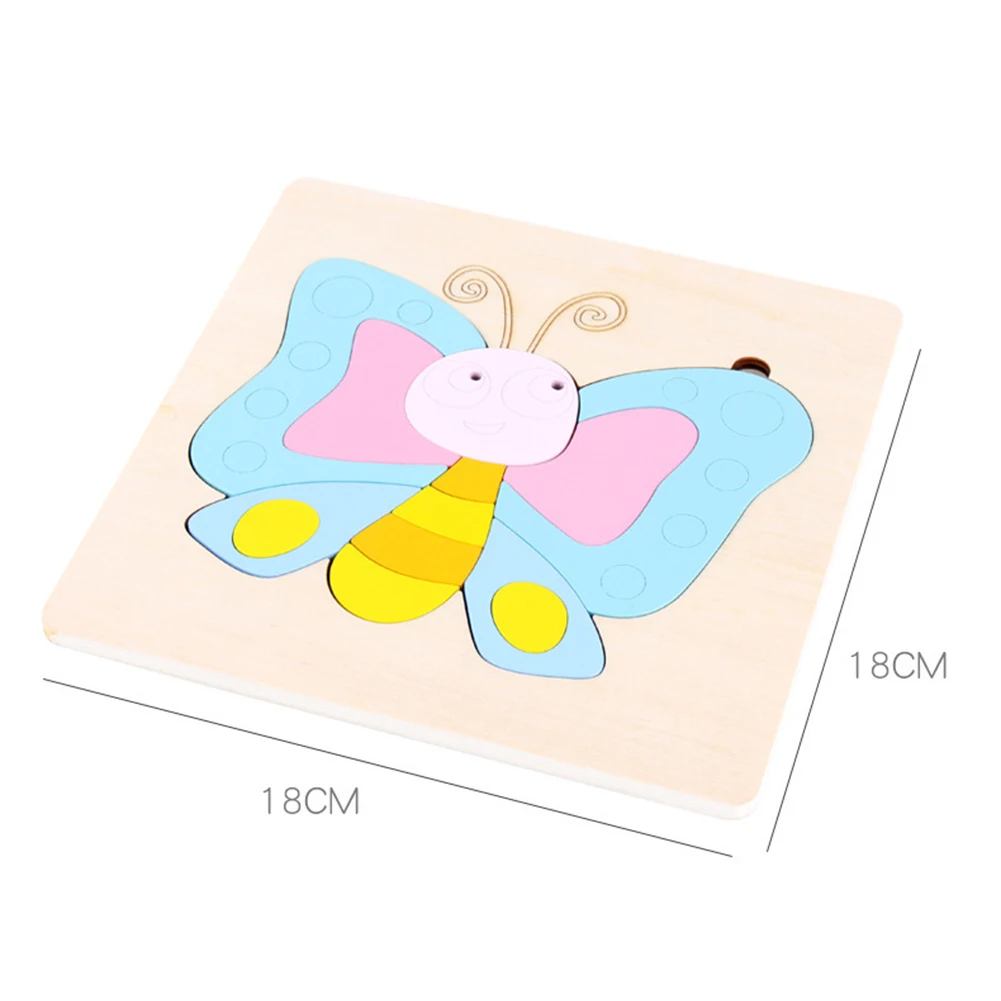 Wooden Animal Vehicle 3D Colorful Jigsaw Puzzle Board Education Kids Toy New | Игрушки и хобби