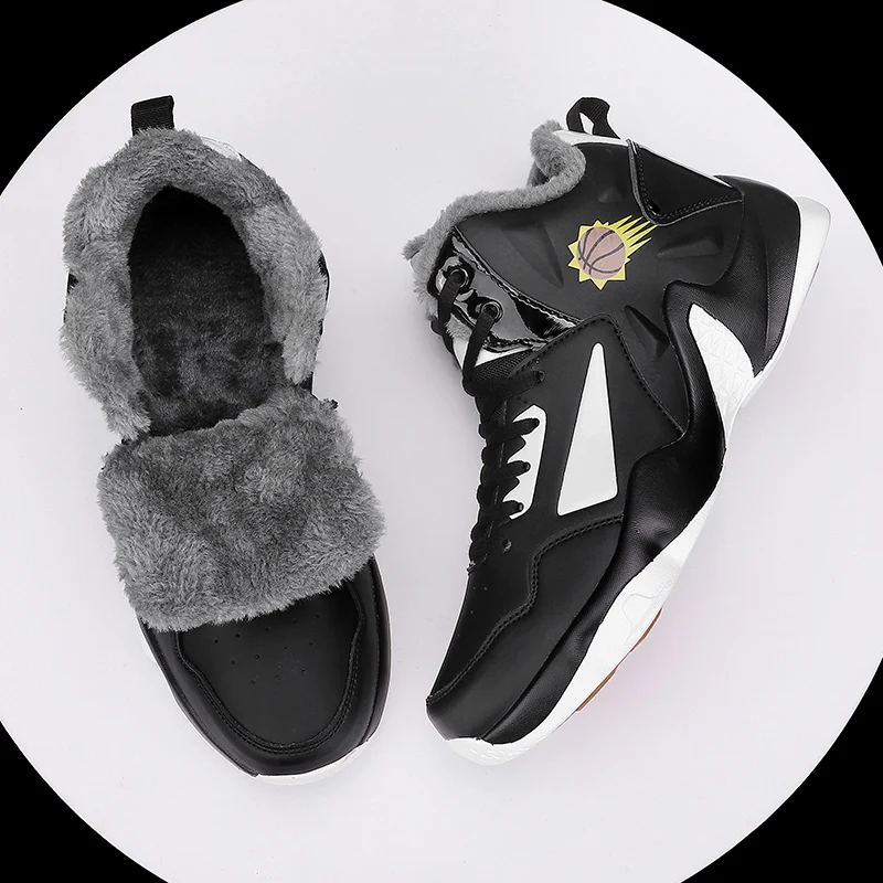 2020 унисекс Зимние теплые плюшевые высокие кроссовки мужские зимние ботинки на