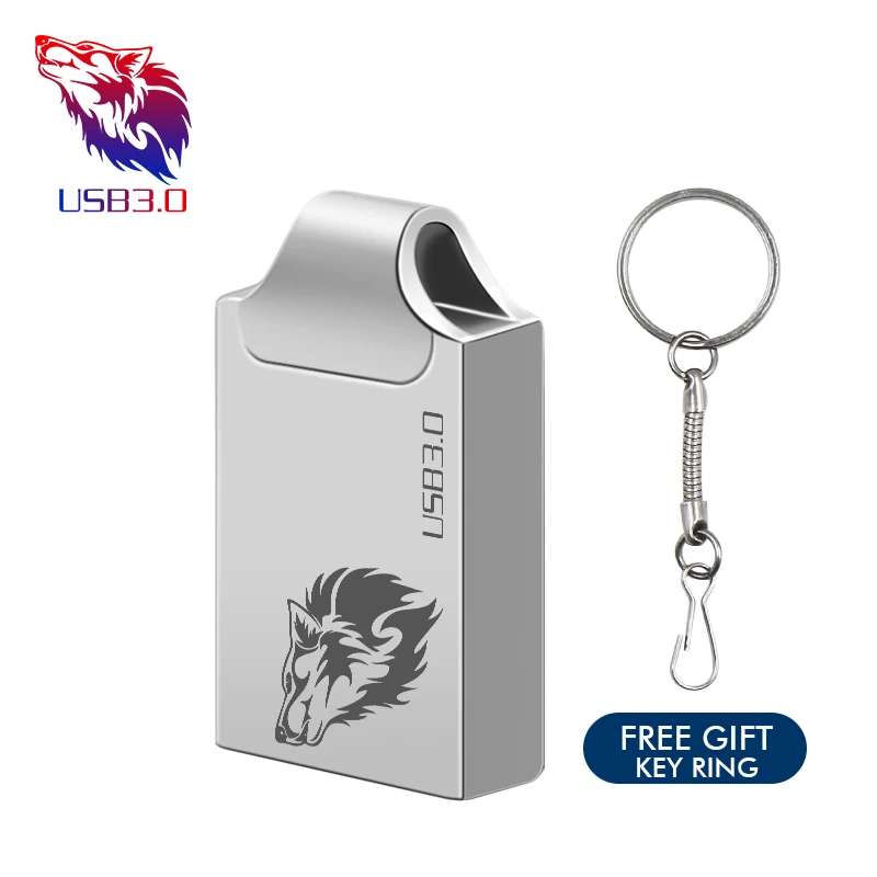 silver Usb3.0 usb флэш-накопитель 64 ГБ 32 ГБ высокоскоростной мини-накопитель 16 ГБ usb флэш-накопитель флешка - Цвет: silver