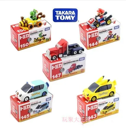 

Action Tomica Pikachu Metal Car Model Toys For Children Gift Pokemons Super Mario Dark Knight Bat Car Mini Alloy Automobiles Toy