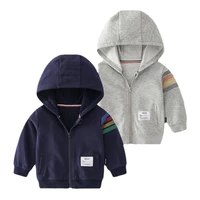 boys autumn sweater children long sleeved shirt hooded 2022 pullover zipper boy jacket kids coats for boy