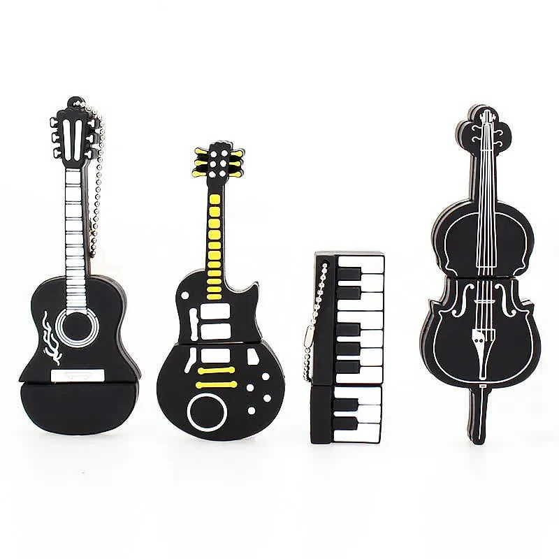 

Usb Flash Memory Mini Guitar Pen Drive Usb 2.0 4Gb 8Gb Pen Drive 16Gb 32Gb 64Gb 128Gb Cartoon Instrument Usb Stick Free Shipping
