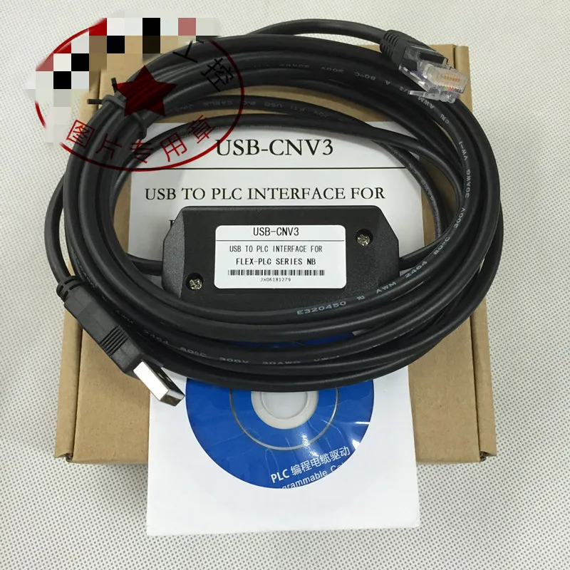 

USB-CNV3 USB адаптер интерфейса подходит для N серии PLC NB/NJ/NS/NW0 и других ПЛК-кабелей