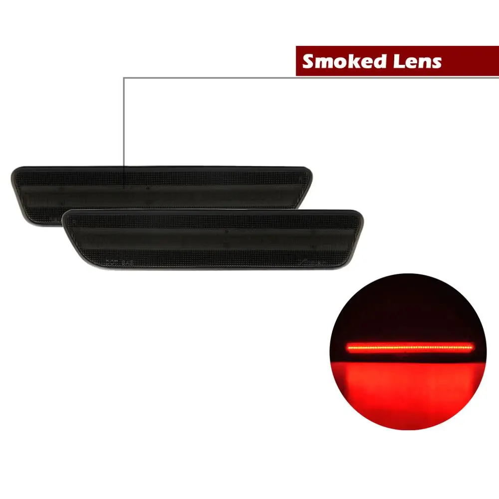 Для Ford Mustang 2005-2009 прозрачные или дымчатые линзы задний красный парковочный фонарь