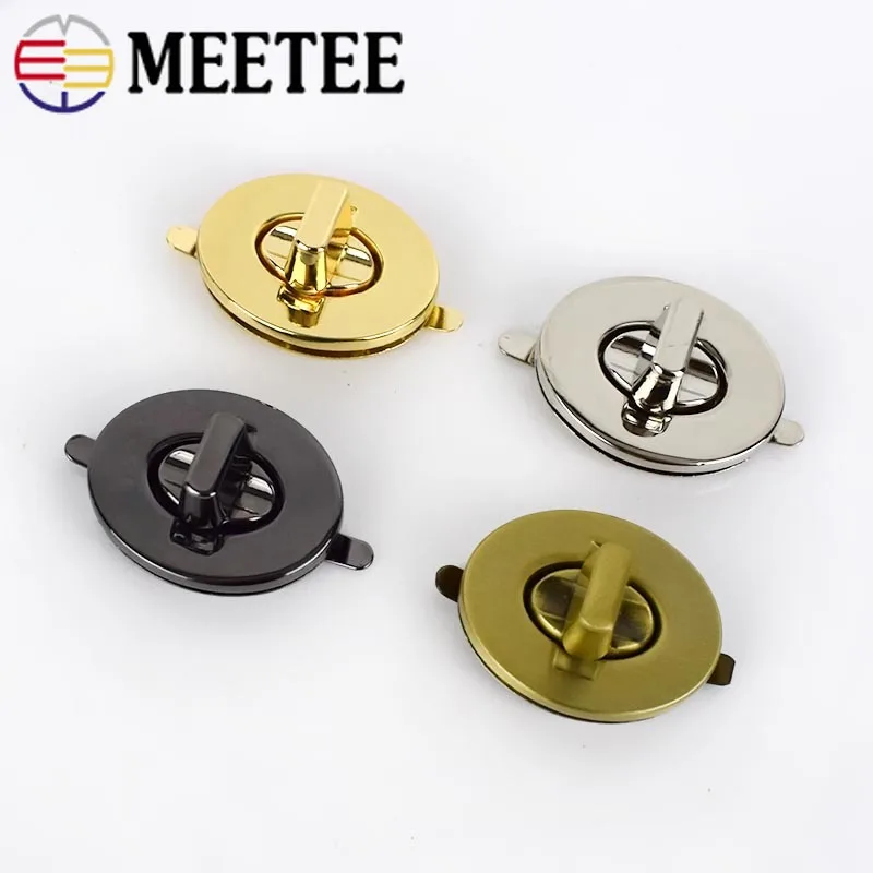 Металлические замки Meetee для сумок и 2 набора|Пряжки крючки| |