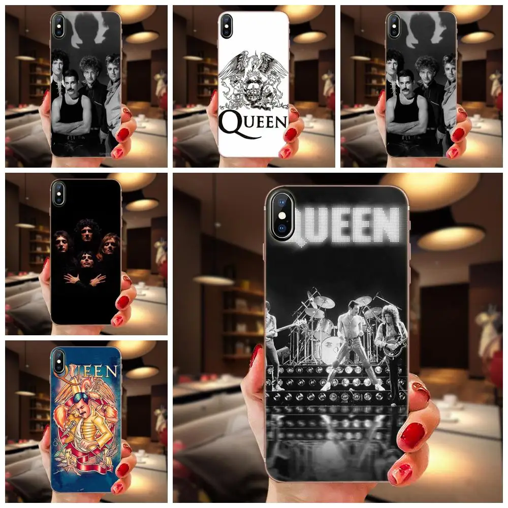 Ультра Прозрачный ТПУ чехол Queen Rock Group для Samsung Galaxy A51 A71 A81 A90 5G A91 A01 S11 S11E S20 Plus |