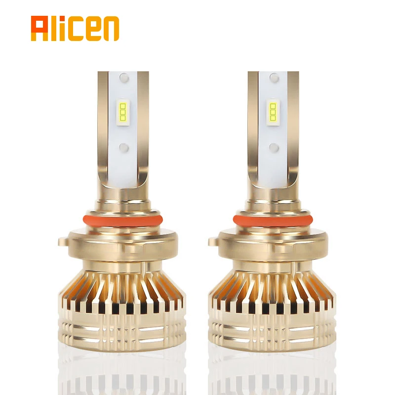 

H4 1 Pair Gold H1 H7 H11Car Light Bulbs Fog lamp 9005 9006 6000K 12000LM Car Auto LED Headlight Bulbs