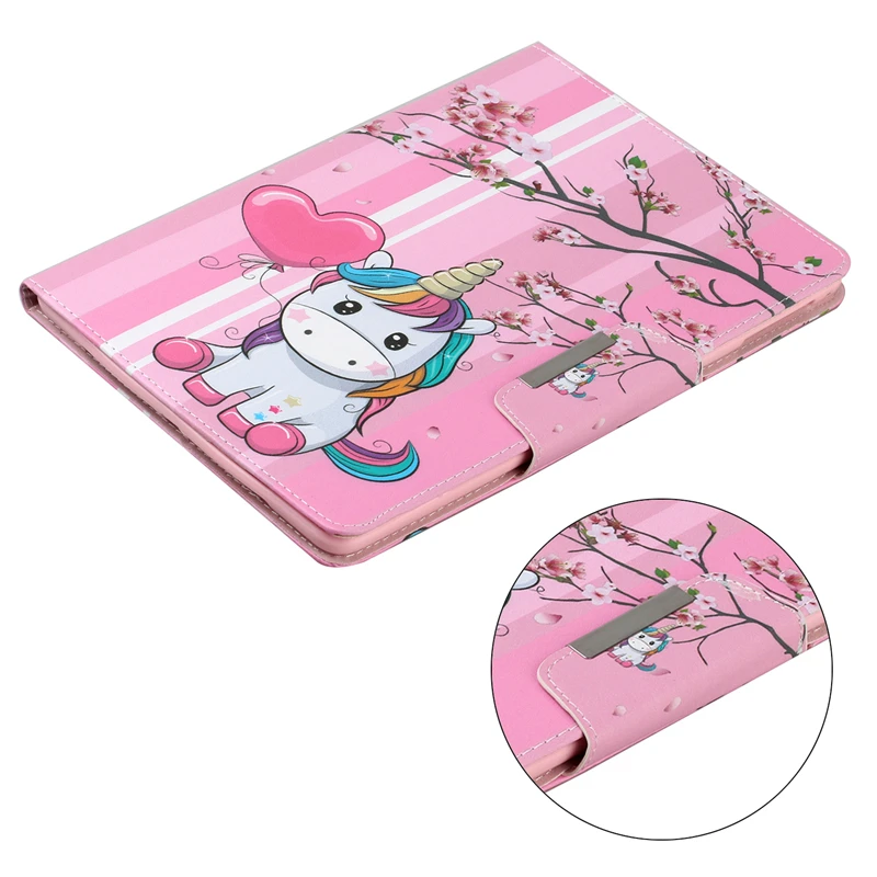 

For Samsung Tab S6 2019 Case SM-T860 Cartoon Unicorn Leather Cover For Samsung Galaxy Tab S6 2019 10.5 inch T860 T865 Cover Case