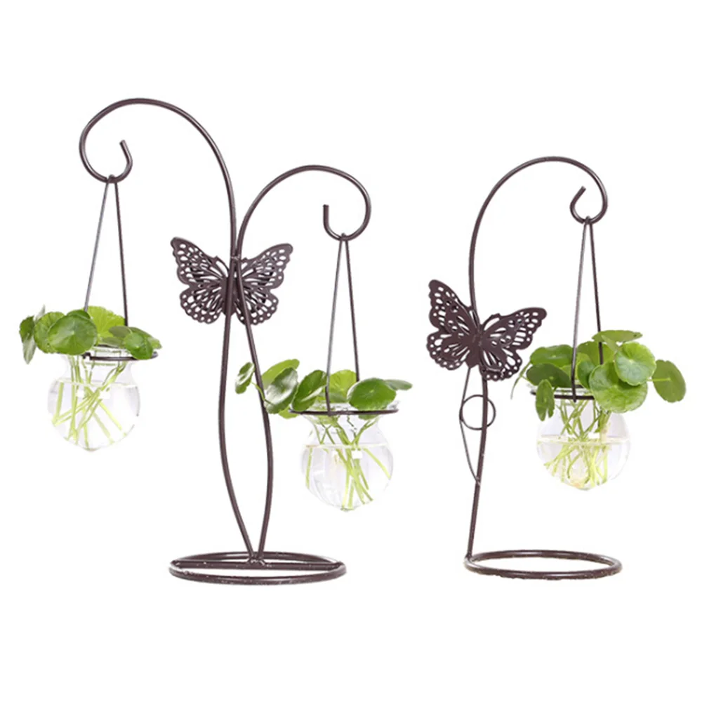 Креативный дизайн бабочка плантатор стеклянная ваза Террариум Гидропонные