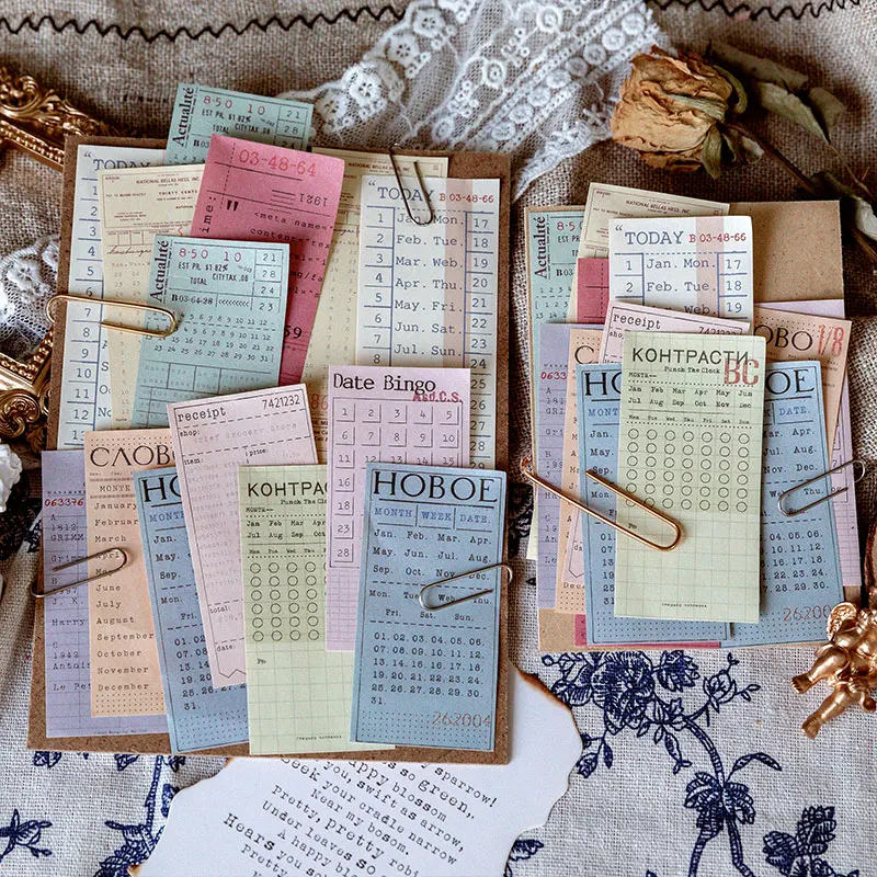 Стикеры для заметок в стиле ретро 100 листов|Блокноты| |