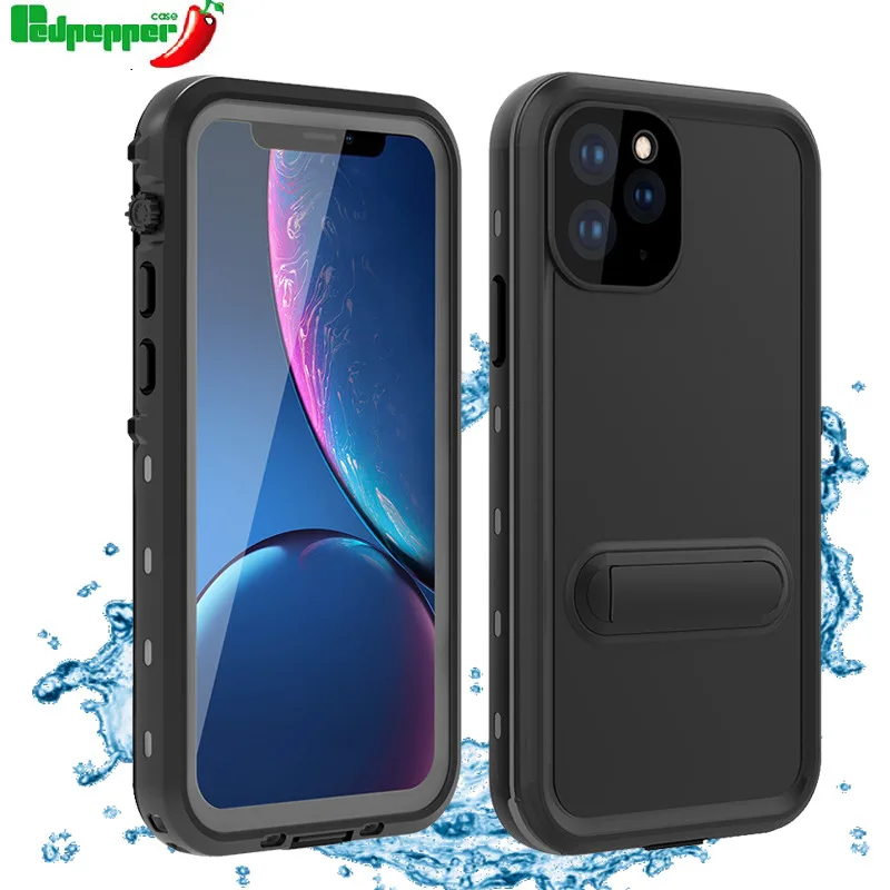 

Водонепроницаемый чехол для телефона iPhone X XS, чехлы с полной защитой 360, защитный чехол для телефона iPhone XR XS Max, чехол с откидной подставкой