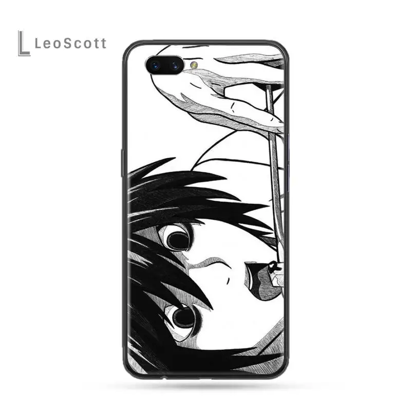 

Manga Death Note Ryuk Phone Case For OPPO F 1S 7 9 K1 A77 F3 RENO F11 A5 A9 2020 A73S R15 REALME PRO Cover Funda Shell
