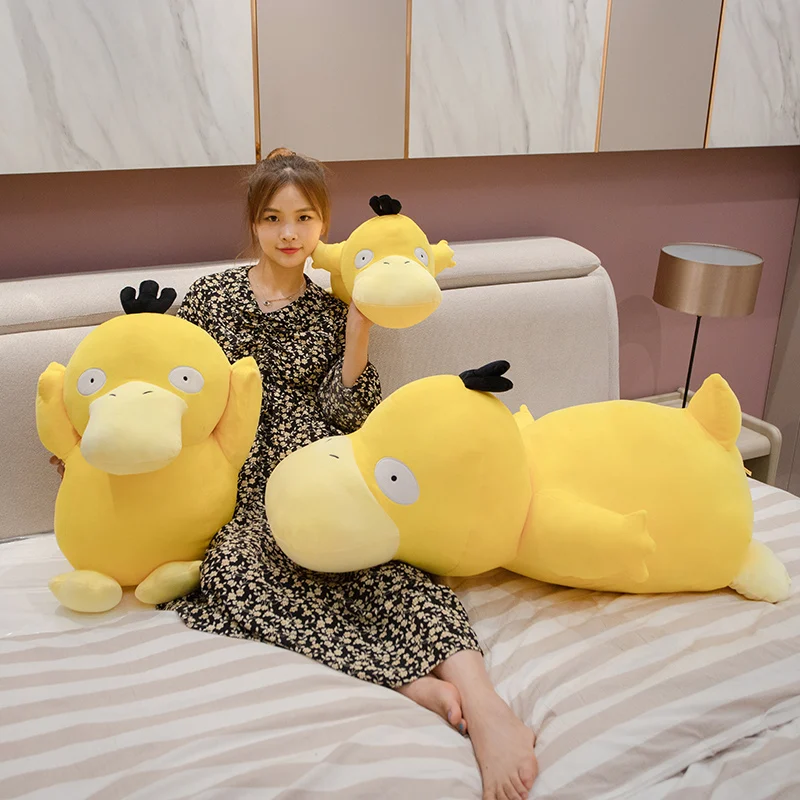 

25-60cm Kawaii Psyduck daze Yellow Duck Plush Toys Soft Pillow Home Decor Sofa Doll Toys for Children Girlfriend Birthday Gift