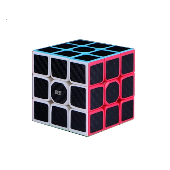 QIYI 4 шт./компл. 2x2x2 3x3 4x4x4 5x5x5 Волшебные кубики из углеродного волокна детские