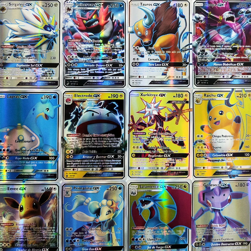 Cartas de Pok&eacute;mon en espa&ntilde;ol del equipo TAG GX Vmax, juego de cartas de energ&iacute;a de entrenador, juego de cartas de espa&ntilde;ol, juguete para ni&ntilde;os 2021-2