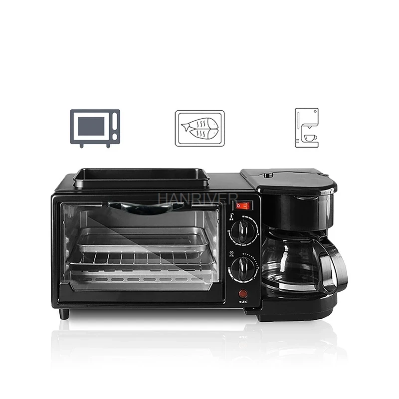 Многофункциональная электрическая духовка три в одном машина для завтрака