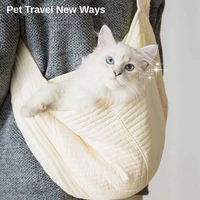 cats and dogs go out to carry a portable canvas shoulder bag travel cat bag handbag pet kitten and puppy supplies cat carrier